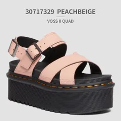 【正規品取扱店･新品】 ドクターマーチン サンダル レディース 国内正規販売代理店 30717 30717001 30717100 30717329 Dr.Martens 2026春夏 VOSS II QUAD 厚底 ウェッジソール 軽量