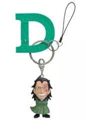 [중고] 키홀더 마스코트 (캐릭터) 원숭이 D 드래곤 카라비나 첨부 마스코트 [이치 반 쿠지 원피스 ~The Legend of GOL·D·ROGER편~] I상