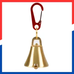 【在庫処分】トレッキング 鈴 山歩き 登山 熊よけベル ハイキング 熊 山菜取り 大音量 【プロ登山家推奨】 熊 熊よけ鈴 鈴 真鍮製 消音機能付き ベル 熊鈴