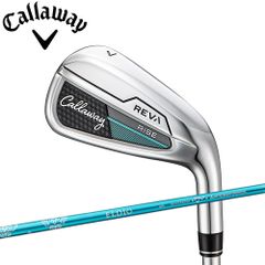 【女性専用シリーズ】キャロウェイREVA RISEアイアン 7-SW/6本セット 日本仕様 ELDIO40/L装着モデル Callaway