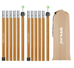 オレンジ ハングアウト 木製タープポール4本セット