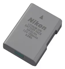 【中古】カメラ Nikon Li-ion リチャージブルバッテリー [EN-EL14a]