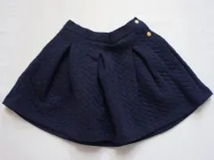 プチバトー petit bateau アウトレット 子供服 女の子 6歳 約 110cm 120cm スカート 紺 秋 冬 ★3 ボトムス 冬服 ガールズ 女児 キッズ 【中古】 ユーズド リサイクル こども
