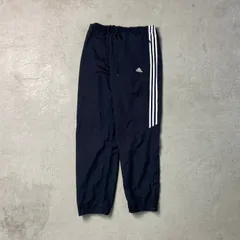 adidas アディダス トラックパンツ ジャージパンツ サイドライン メッシュライナー メンズ2XL相当 【SS2506】