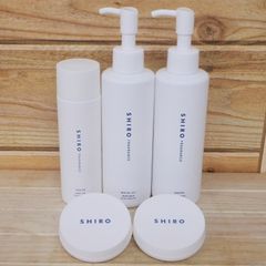 SHIRO コスメ まとめ5点 /ボディミルクホワイトリリー×1 、ボディミルクサボン×1、ボディオイルサボン×1、練り香水ホワイトリリー×1、練り香水サボン×1