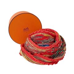 Hermès プリーツスカーフ マルチカラー - メルカリ