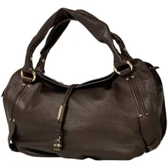 【在庫一掃】 セリーヌ CELINE ビタースイート ハンドバッグ ロゴ 肩掛け ミニボストン ハンドバッグ レザー ブラウン レディース 【中古】