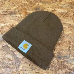 【2】 USA製 Carhartt ニットキャップ 帽子 カーハート MADE IN USA
