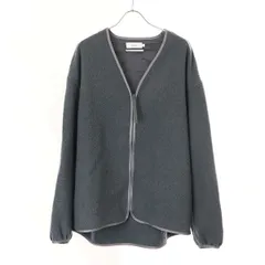 Graphpaper グラフペーパー 24AW Tri-Spin Loop Cardigan カーディガン GU243-10051 グレー 2のサムネイル