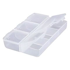 【在庫処分※ショップ出品】6分割多目的ケース サプリメントケース お薬ケース ネイルパーツ クリアケース
