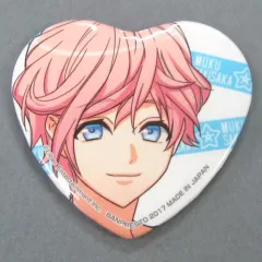 【中古】バッジ・ピンズ(キャラクター) 向坂椋 「一番カフェ スーべニア A3! ～MANKAI劇場へようこそ!～ ハート型缶バッジ」
