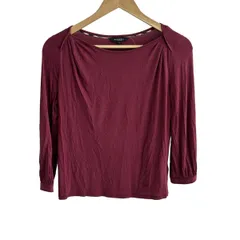 Burberry LONDON(バーバリーロンドン) 長袖カットソー サイズ2 M レディース - ボルドー