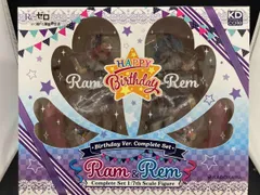 値下げ‼︎ 【※開封済】ラム&レム 生誕祭Ver. コンプリートセット 1/7 KDcolle グッスマオンライン限定 Re:ゼロから始める異世界生活