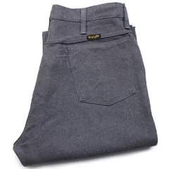 90s USA製 Wranglerラングラー 82HG ランチャードレスジーンズ ポリエステルパンツ カスタム ヘザーグレー W33★31 スタプレ フレア