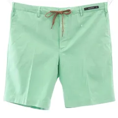 【新品】ピーティーゼロウーノ PT01  ストレッチコットン ショートパンツ ショーツ BERMUDA Havelock Island  ライトグリーン【サイズ52】【メンズ】のサムネイル