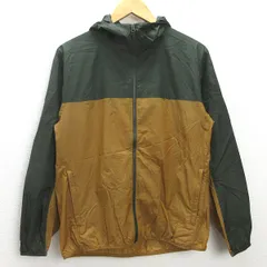 G■ユニクロ/UNIQLO ポケッタブルUVカットパーカ/311-455549【S】緑茶系/men's/77【中古】■