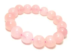 ローズクォーツ ブレスレット 12mm パワーストーン ブレスレット レディース 天然石 数珠 アクセサリー