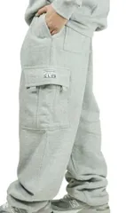 グレー プロクラブ PRO CLUB スウェット カーゴパンツ 162pro club 他サイズ有