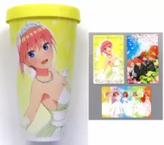 【中古】キャラカード [単品] 中野一花＆集合(制服姿)＆集合(花嫁姿) キャラクターカード3枚セット 「映画 五等分の花嫁 ドリンクホルダー+通販限定キャラクターカード3枚セット」 同梱品