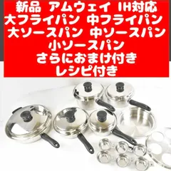 新品 アムウェイ 大フライパン 中フライパン 大 中 小 ソースパン  ↓