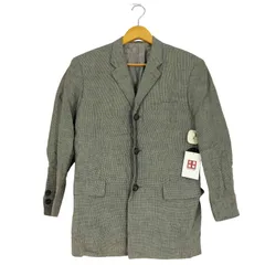 80s 美品 ISSEY MIYAKE ツイード テーラードジャケット ウール 80s ISSEY MIYAKE MEN オールドイッセイミヤケ ボンバー