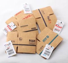 ミニチュア　梱包ダンボール　5つセット