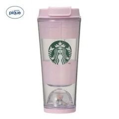 【新品】【ソフトピンク】gelato pique STARBUCKS　ベアスノードームボーダータンブラー ソフトピンク 355ml ジェラートピケ スターバックス