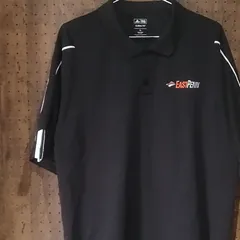 adidas アディダス　CLIMALITE　「EAST PENN」刺しゅう　背ロゴプリント　半袖ポロシャツ　サイズＸＬ