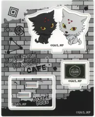 【中古】アクリルスタンド・アクリルパネル 白＆黒(玉犬) 「呪術廻戦Cafe in BOX cafe＆space アクリルスタンド(ミニキャラ)」