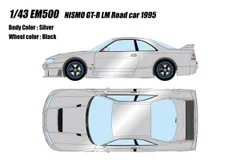 新品 EIDOLON 1/43 ニスモ GT-R LM ロードカー 1995 シルバー 完成品ミニカー EM500 [佐川急便]のサムネイル