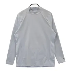 サイズ：LG UNDER ARMOUR アンダーアーマー 1375963 モックネック 長袖Tシャツ  グレー系 [240101529464] ゴルフウェア メンズ ストスト