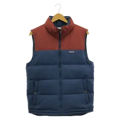 美品　Patagonia ダウンベスト ブラウン/ネイビー　mens xs 2025年最新】パタゴニア ダウンベスト メンズの人気アイテム