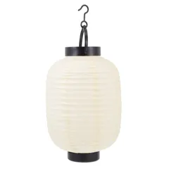 【在庫一掃】電池式 屋外 屋台 無地 尺丸H22×Φ15cm 出店 パーティー結婚式 装飾用 お盆 1個 ランタン 折りたたみ LED 和風 和提灯 ベージュ 紙提灯 ちょうちん 提灯 NOLITOY