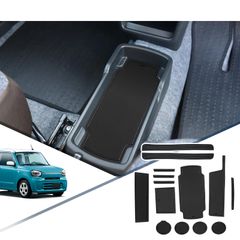 新品 【RUIYA】スズキ 新型 アルト 9代目 HA37S/97S型 インテリア ラバーマット アルトHA37S ドアポケットマット コンソールマット 新型 アルトhas7 ラバーマット滑り止め ノンスリップマット 収納ボックスゴムマット 車種専用設計 内装