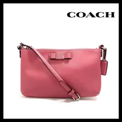 【COACH】ダルシー サフィアーノ ショルダーバッグ レザー ピンク リボン F52698 コーチ (MM-447)