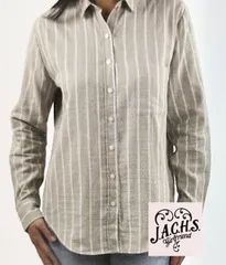 ダブルガーゼ　シャツ　レディース