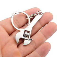 キーホルダー ミニチュア 工具 レンチ 工具キーホルダー モンキーレンチ 可動式 送料込み 父の日 敬老の日 プレゼント 粗品 ギフト