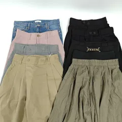 [9点セット] EGOIST アースミュージックアンドエコロジー Nn SLY Edit Sheen Dazy SHEIN 春夏 スカート デニム パンツ ほぼM レディース 一部タグ付き