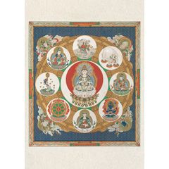 曼陀羅 仏画 楽天市場】【送料無料】 〔一点物〕タンカ 阿しゅく如来