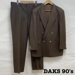 ダックス未使用 DAKS ダックス スーツ セットアップ 金ボタン ジャケット