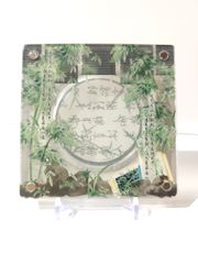 中国風 磁石式缶バッジフレーム 竹林Ver