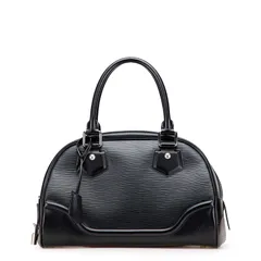 ルイ ヴィトン エピ  ボーリング モンテーニュPM M59322 ブラック ノワール レザー レディース LOUIS VUITTON【222-20401】