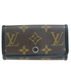 【中古】 ルイヴィトン LOUIS VUITTON ミュルティクレ 6連キーケース モノグラム マカサー レザー M60165 02EQ638