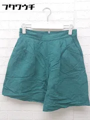 ◇ SLOBE IENA スローブイエナ リネン混 ショート パンツ サイズ38 グリーン レディース 【中古】 【1002801402167】のサムネイル