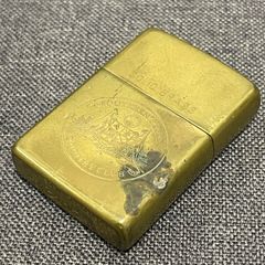 【NPA】zippo ジッポー SOLID BRASS SOUTHERN CROSS COUNTRY ソリッドブラス サザンクロスカントリー 真鍮 ビンテージ