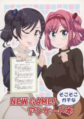 [중고] 남성향 일반 동인지 ≪NEW GAME!≫ NEW GAME! 저기 굉장한 앙케이트 책 / 치리모 / Chiriua