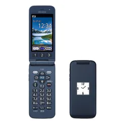 富士通 - 【中古】 F-01M らくらくホン ネイビー SIMフリー 本体 ドコモ ガラケー  【送料無料】 f01mnv7mtm 中古】 F-01M らくらくホン ネイビー SIMフリー 本体 ドコモ