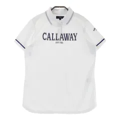 サイズ：LL CALLAWAY キャロウェイ 2023年モデル 半袖ポロシャツ  ホワイト系 [240101475769] ゴルフウェア レディース ストスト