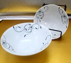 有田焼匠の蔵　黒花唐草お茶漬碗　大小