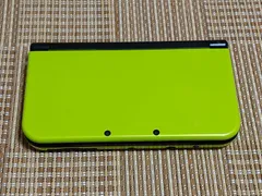 本体のみ New3DSLL ライム×ブラック H